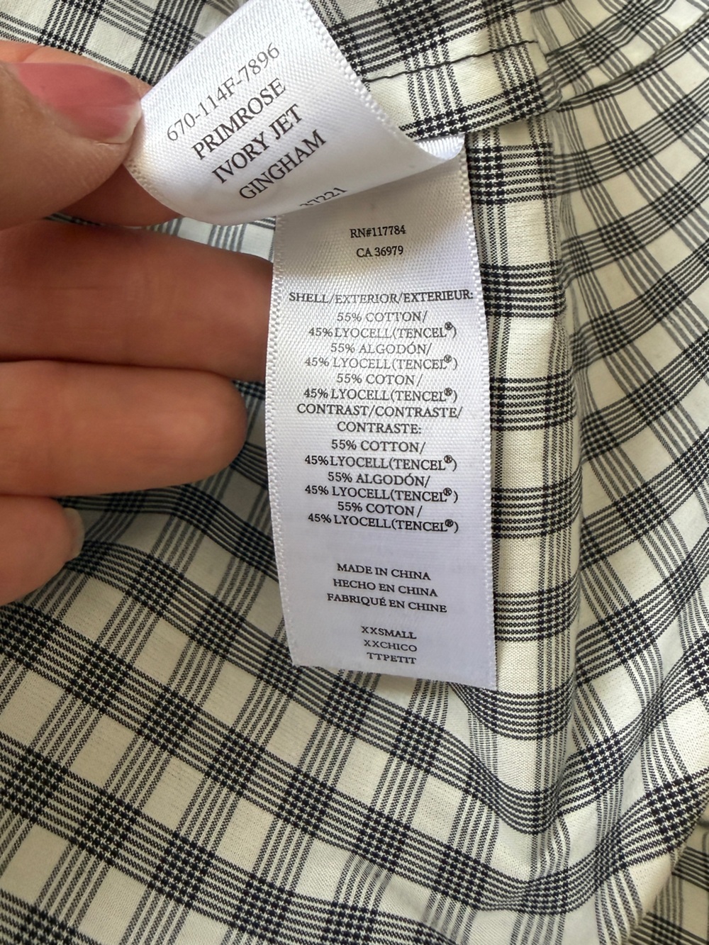 Rails Primrose Black and White Gingham Maxi Dress - Picture 5 of 8